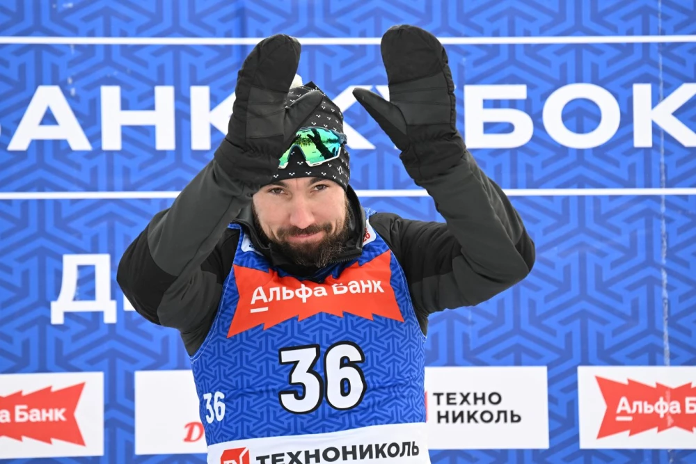 Александр Логинов на Кубке России по биатлону
