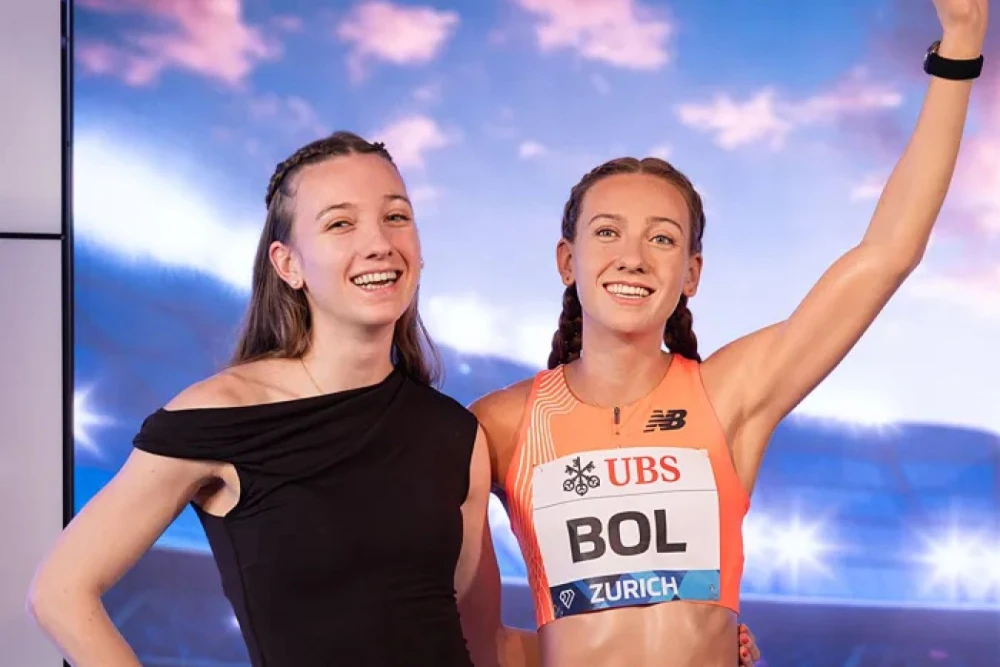 Восковая фигура Фемке Бол в музее Мадам Тюссо, торжественное открытие с участием спортсменки