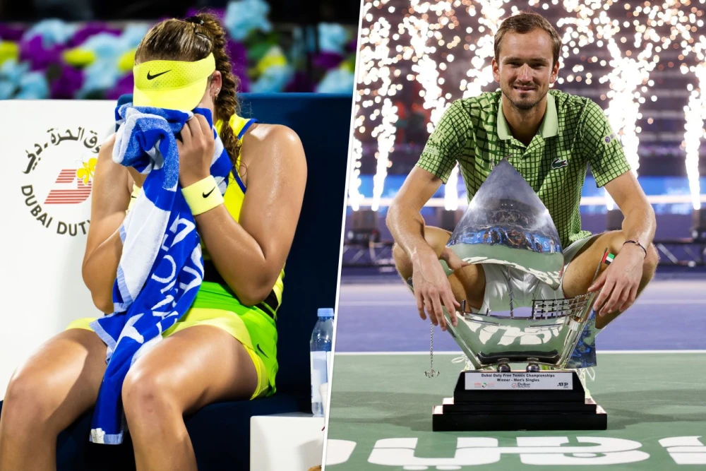 Даниил Медведев, Мирра Андреева, Елена Рыбакина и Ига Швёнтек в ожидании турнира Индиан-Уэллс.