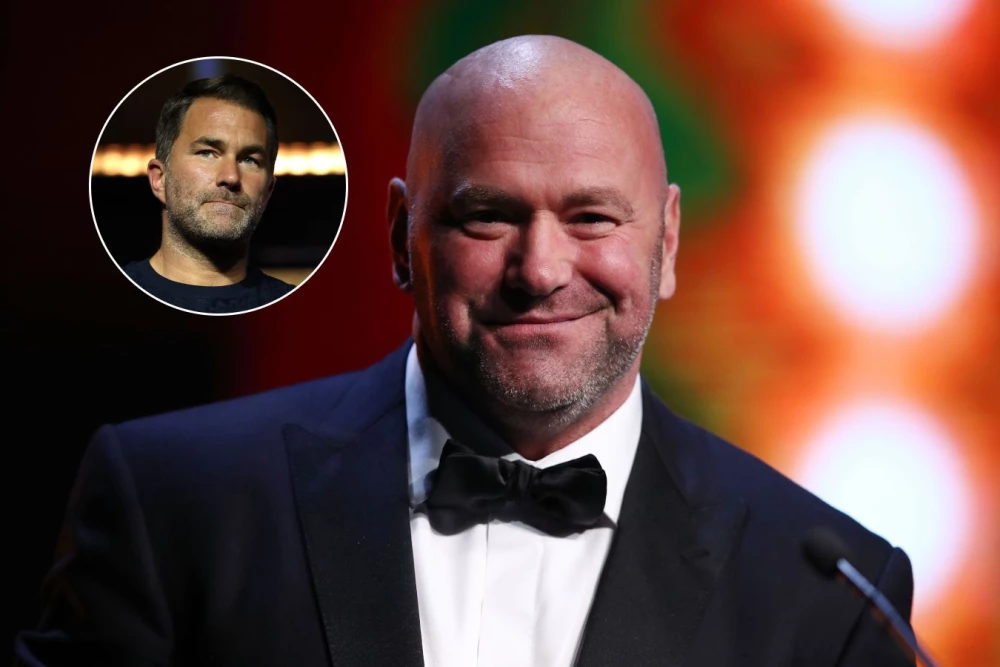 Дана Уайт и Эдди Хирн: Противостояние титанов в мире единоборств.