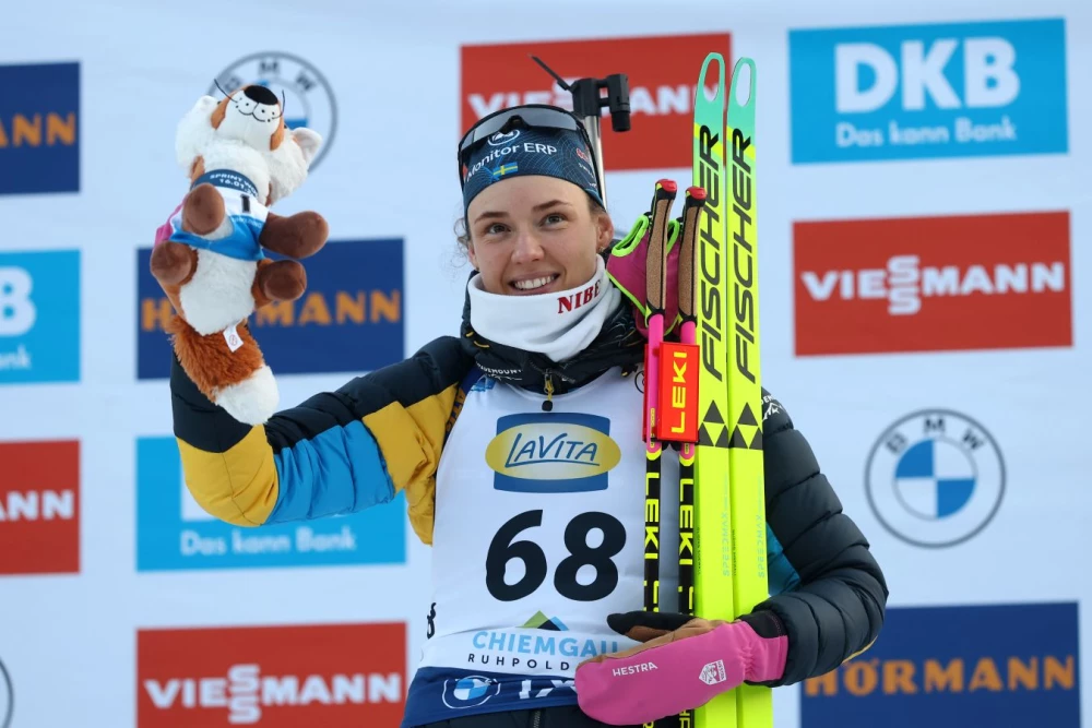 Сёстры Эберг на Кубке мира по биатлону