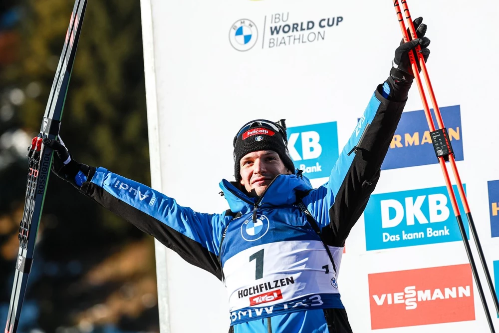 Томмазо Джакомель на Кубке мира по биатлону