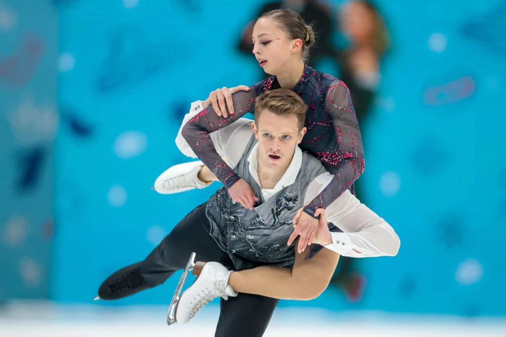 Ника Эгадзе во время тренировки