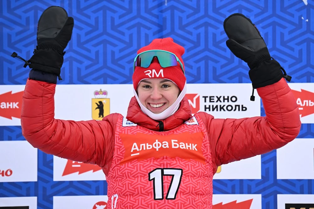 Анастасия Халили на Кубке России по биатлону