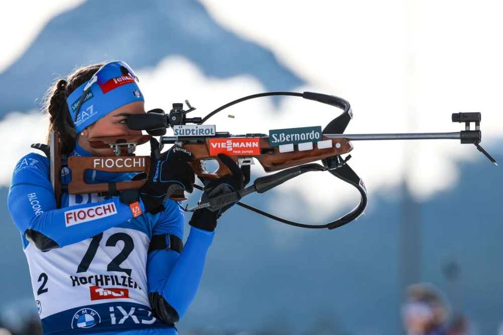 Лиза Виттоцци после спринта на Кубке мира в Рупольдинге